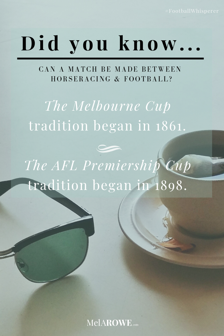Can A Match Be Made Between Horseracing And Football? What could these two sports possibly have in common?And, how are these two sports part of the never-ending Australian love affair? #wordjourney #FootballWhisperer #findinglost #Escape2HEA