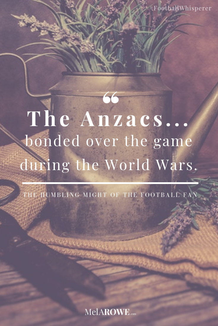 Ever wondered about the humbled beginnings of a sport that ignited the passion of a Nation creating the Legend of the Aussie-Rules Footy Fan? #FootballWhisperer