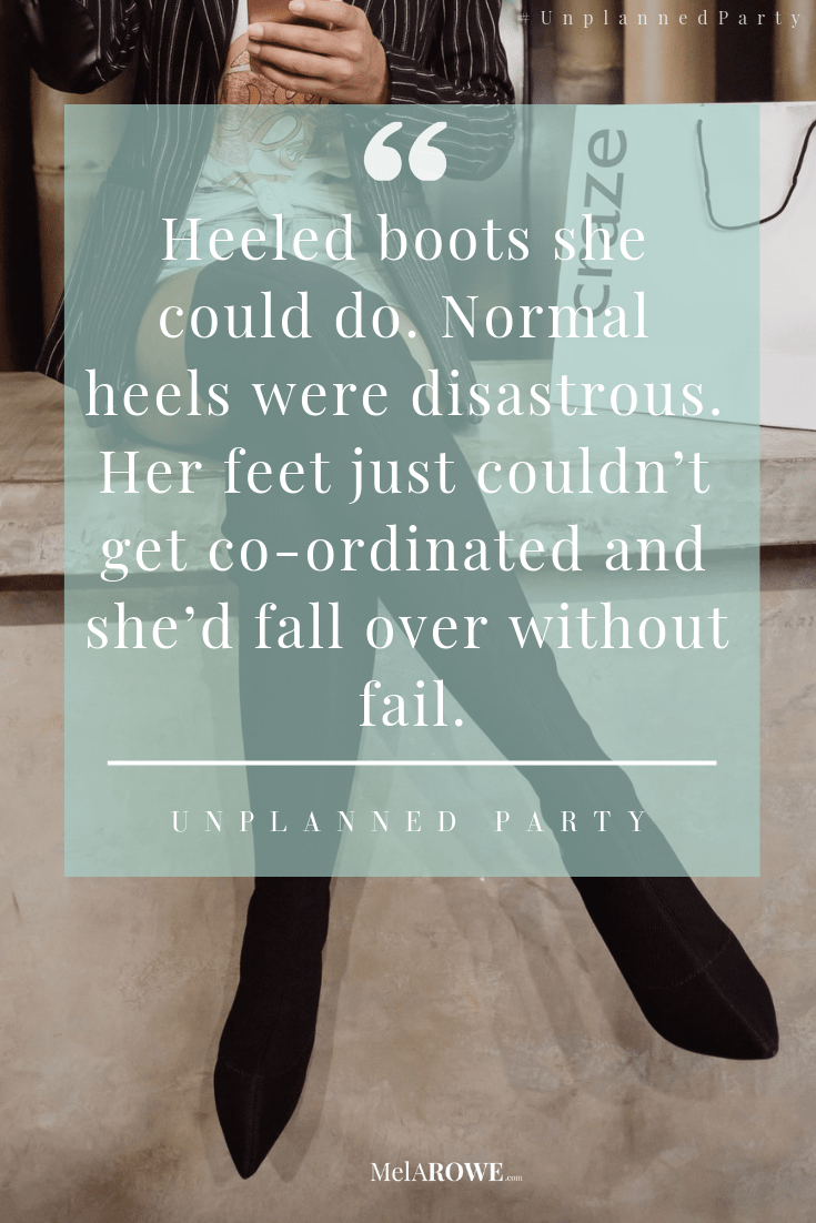 UParty shoe blog quote Pin 4-min