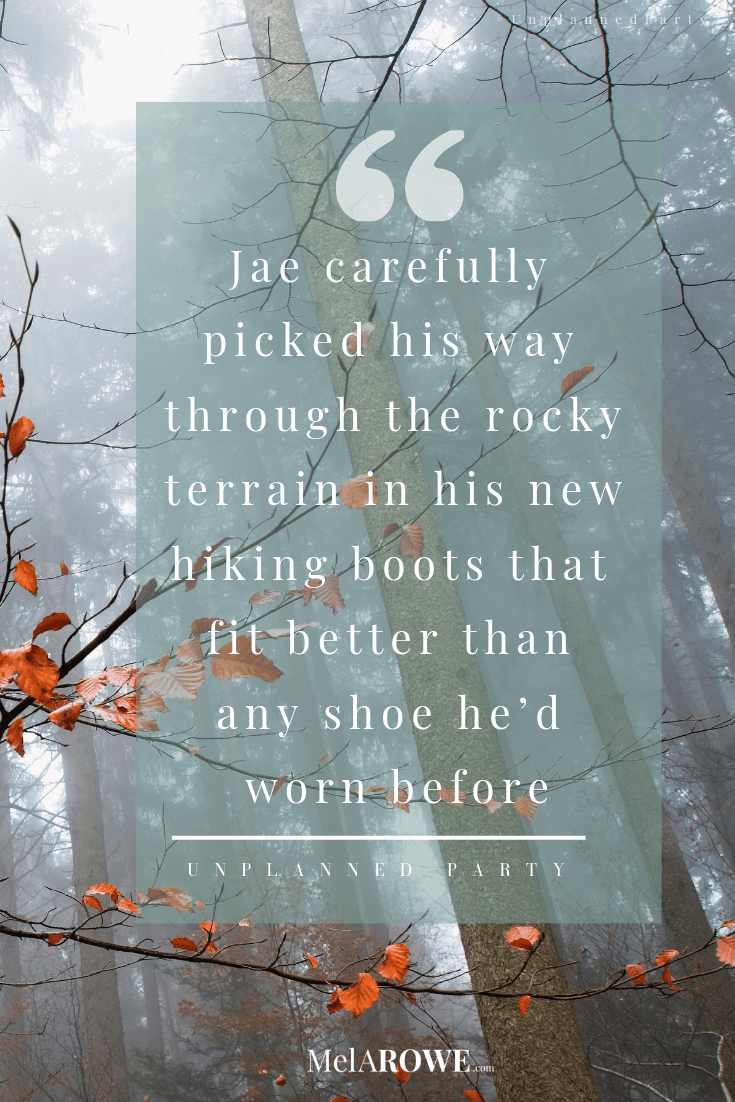 Quote for the Hiking into your next romance Blog