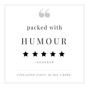 5 Star Book review about Unplanned Party from BOOKBUB