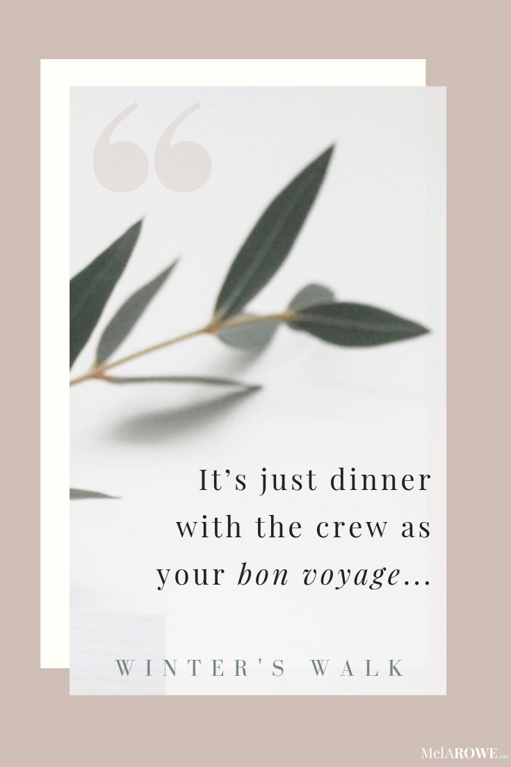 Winter's Walk quote Pin 8