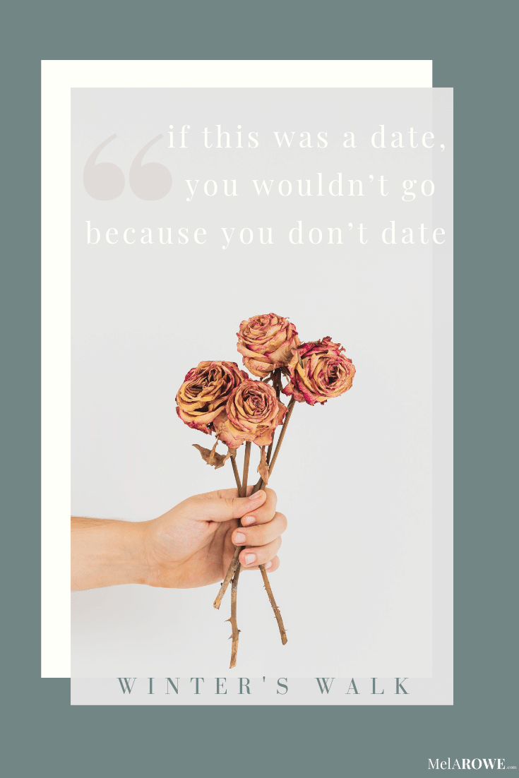 Winter's Walk quote Pin 9