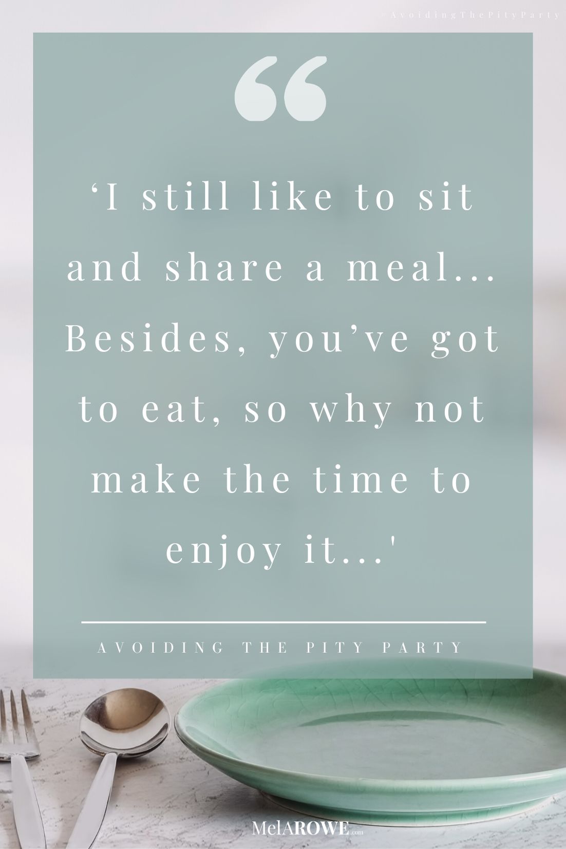 APP Qute phones at dinner Blog PIN 1