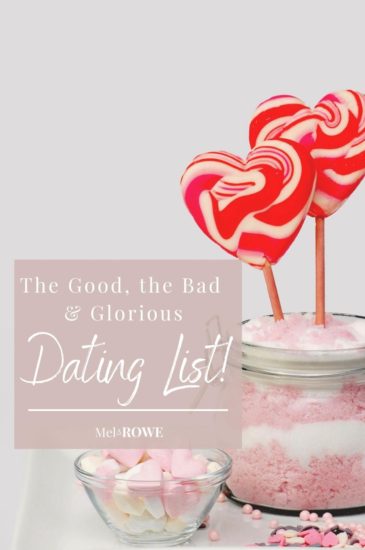 the good bad glorious dating list pin (4) the good bad glorious dating list pin (4)