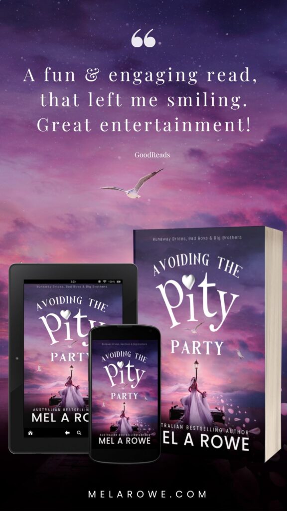 APP Pins A review that states what an entertaining read about a runaway bride who discovers her partner's secret minutes before their wedding - and how one disaster leads to love.