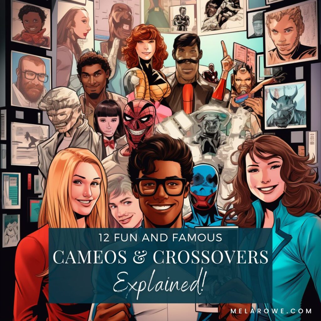 Group of characters planning their crossover in their TV series, movies or comics.