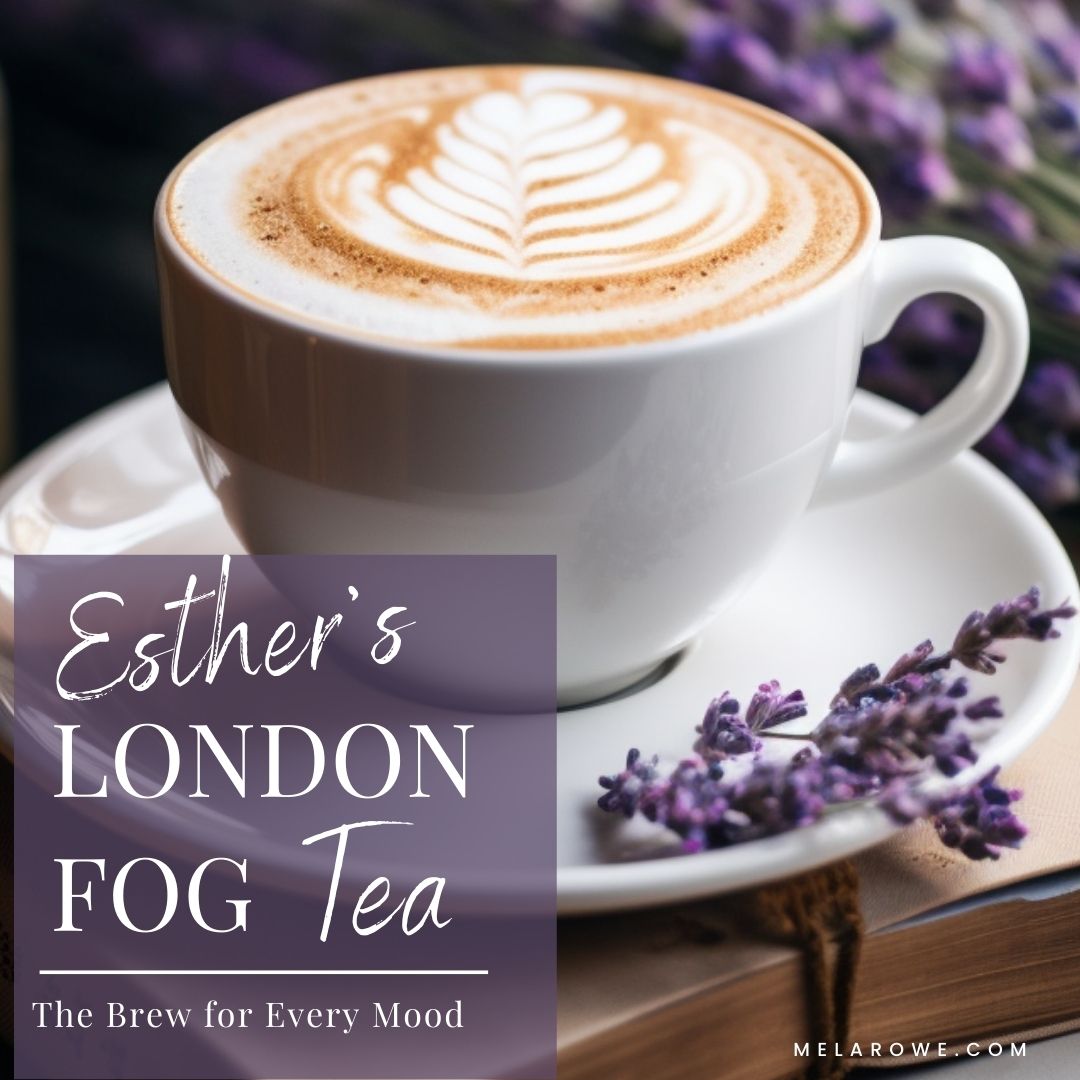 Cup of London Fog Tea that can be made into a cocktail