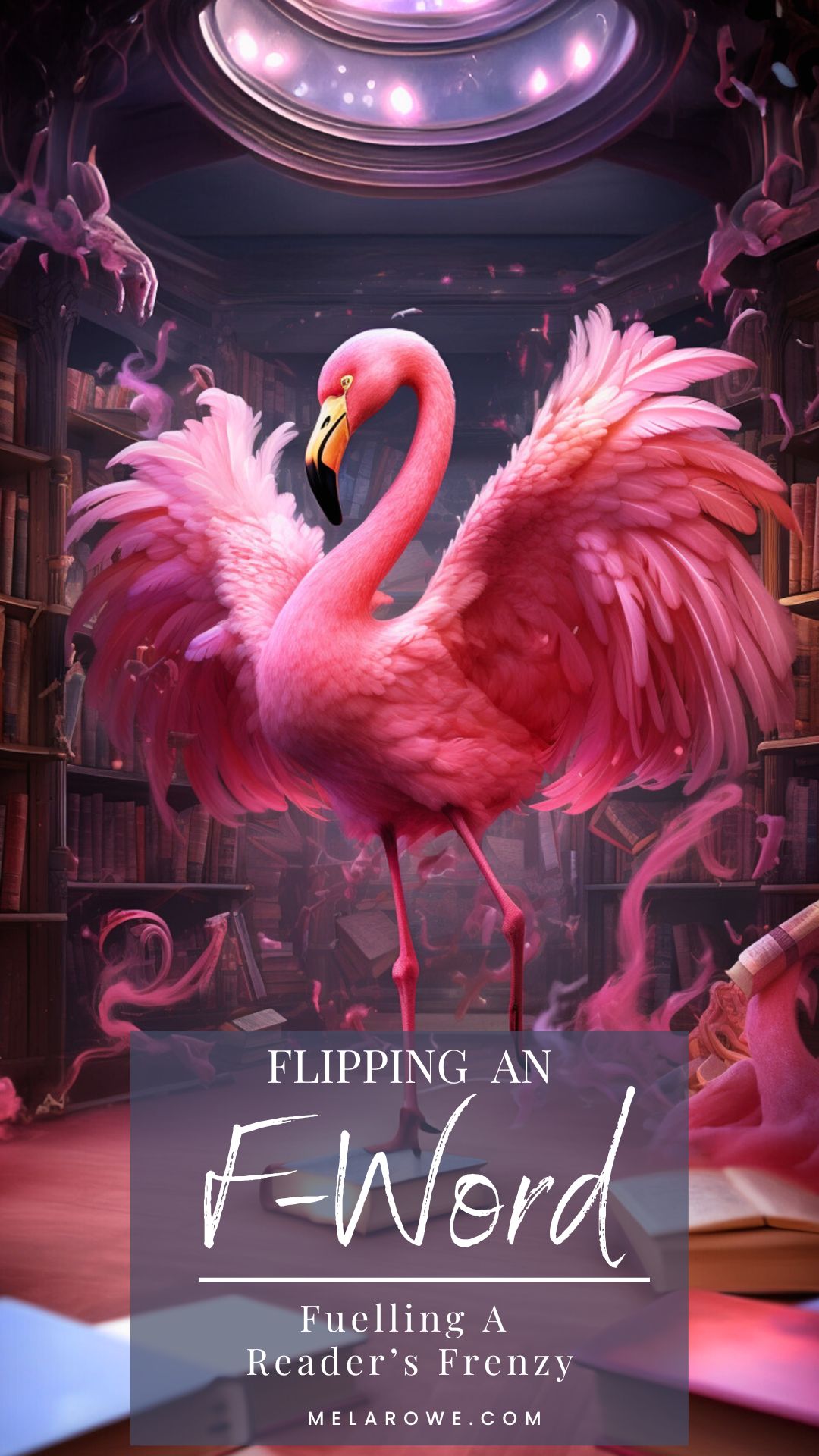 A flamingo flaps their feathers as we discuss the F-word.